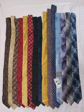 Mens Ties Bundle Assorted Brands Lot of 15